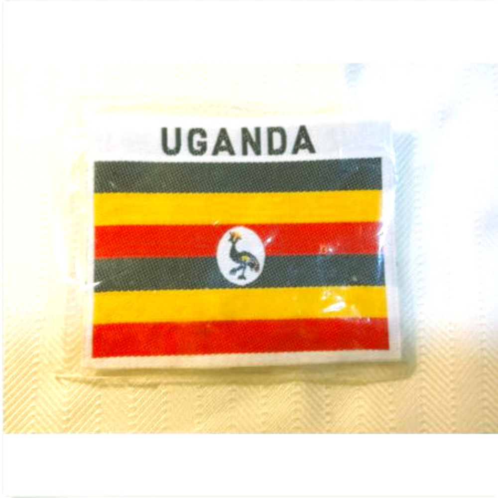 🆕Uganda Flag ~ Iron On Patch Accessory ~ Crane